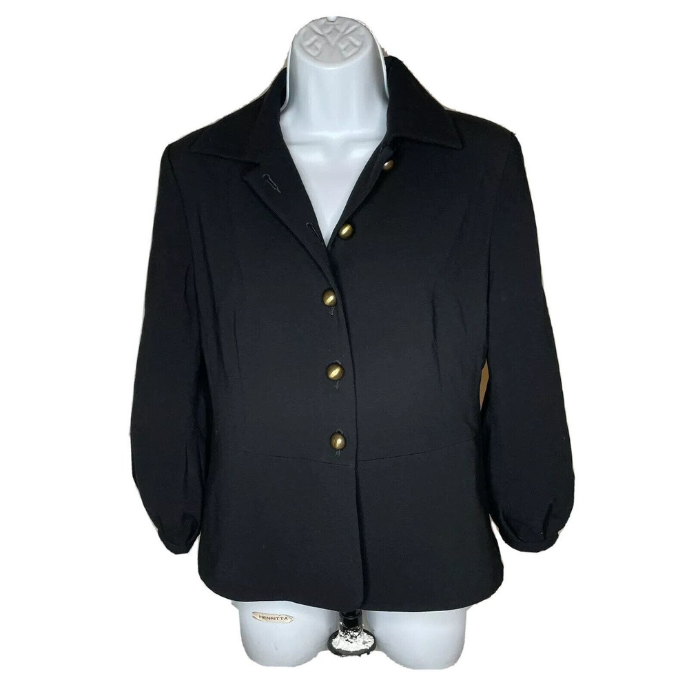 Cabi Womens Blazer Abbott Jacket Size 4 Black Blazer Style 3027 New NWT